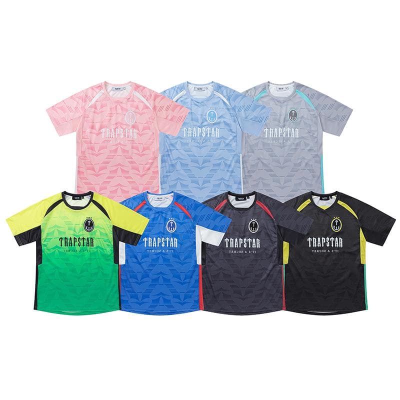 Trapstar London 2026 Novo Verão Trapstar Logo Logo Diagonal Número 23 Camisa de Basquete Camisa de Futebol Gradiente Roupa Esportiva Camiseta de