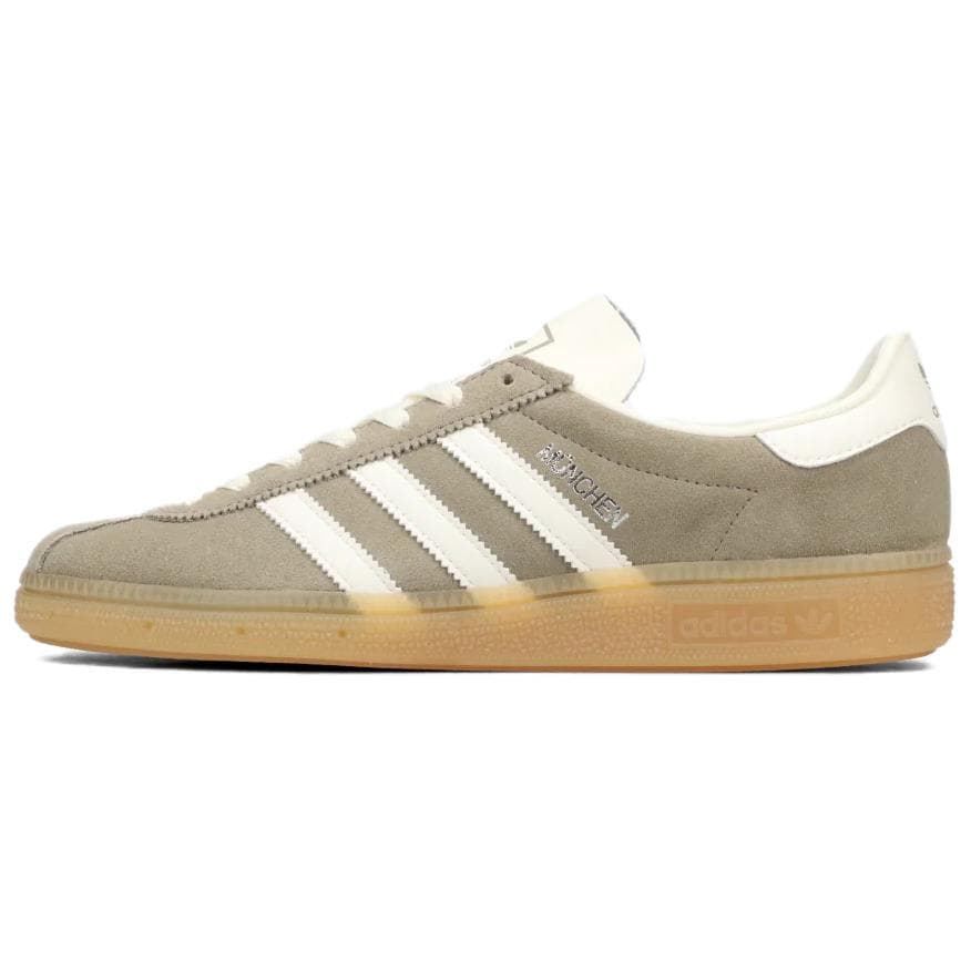 Adidas Originals Munchen Sapatos de Skate de Cano Baixo Resistentes à Abrasão Tênis Cinza Feminino JS3990 cm
