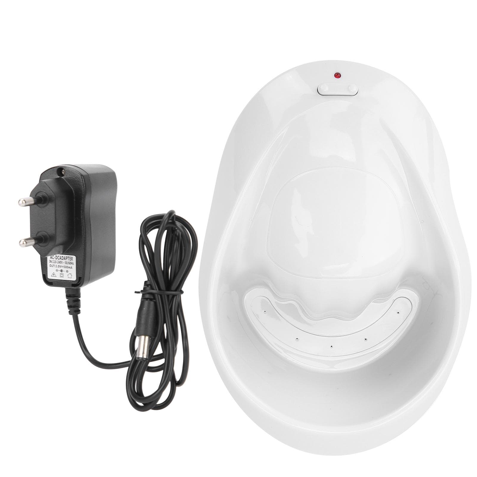 Tigela Elétrica para Imersão de Unhas Vibração com Bolhas Máquina de Massagem Spa para Mãos Ferramenta de Manicure
