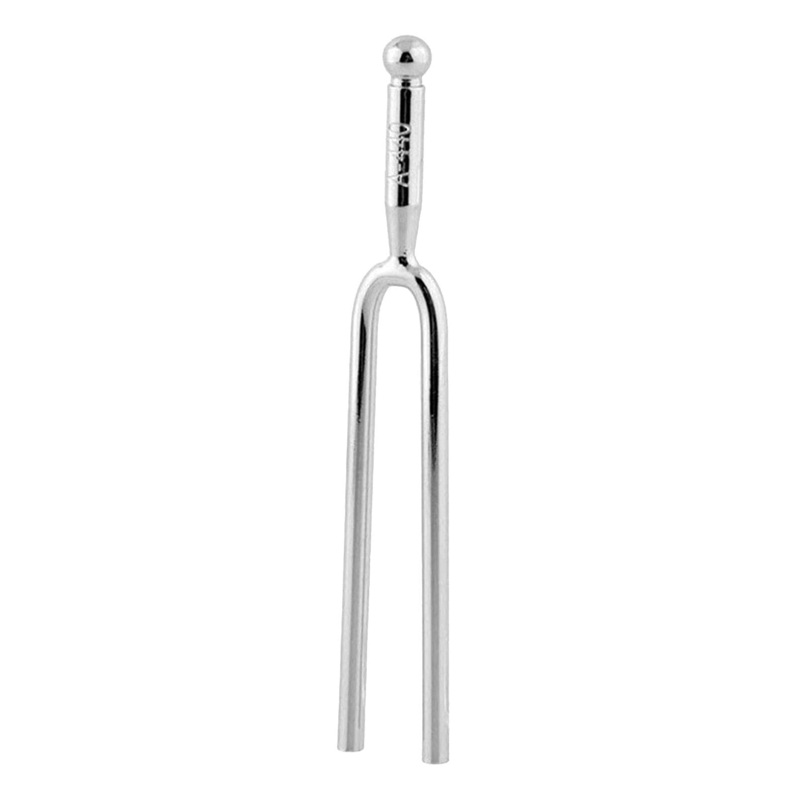 Diapasão Aço 440HZ Diapasão de Piano Profissional para Instrumentos de Depuração Teste Entonação Prata