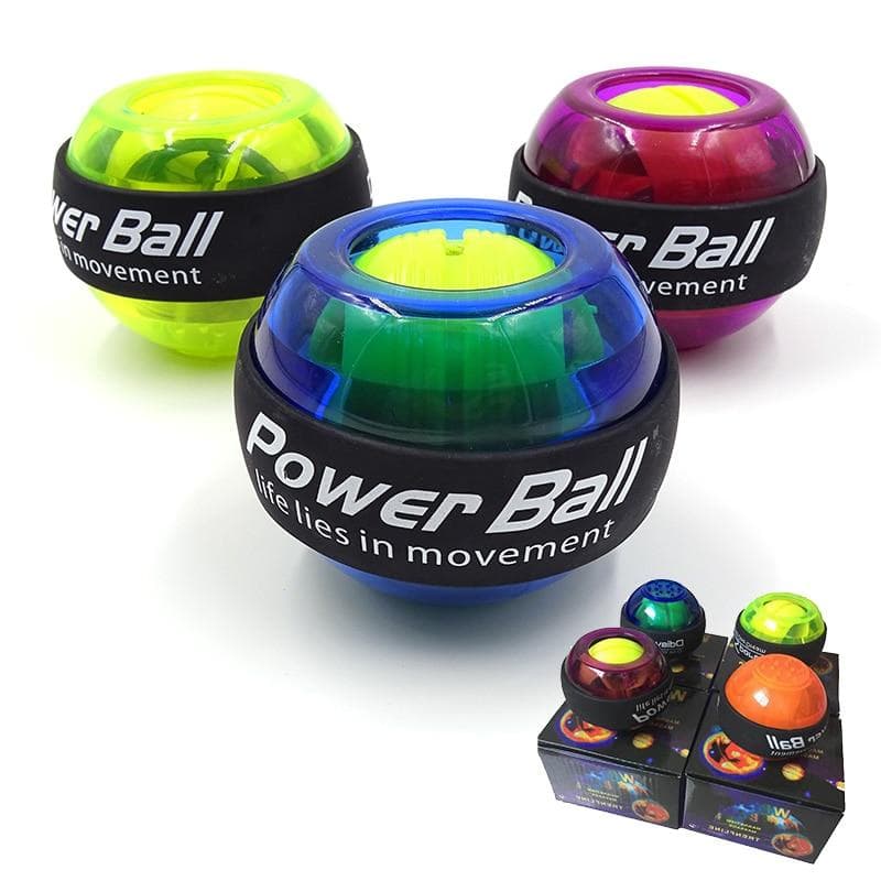 LED Wrist Ball Trainer Giroscópio Fortalecedor Gyro Power Ball Exercitador de Braço Máquina de Exercício Ginásio Power Ball Equipamento de