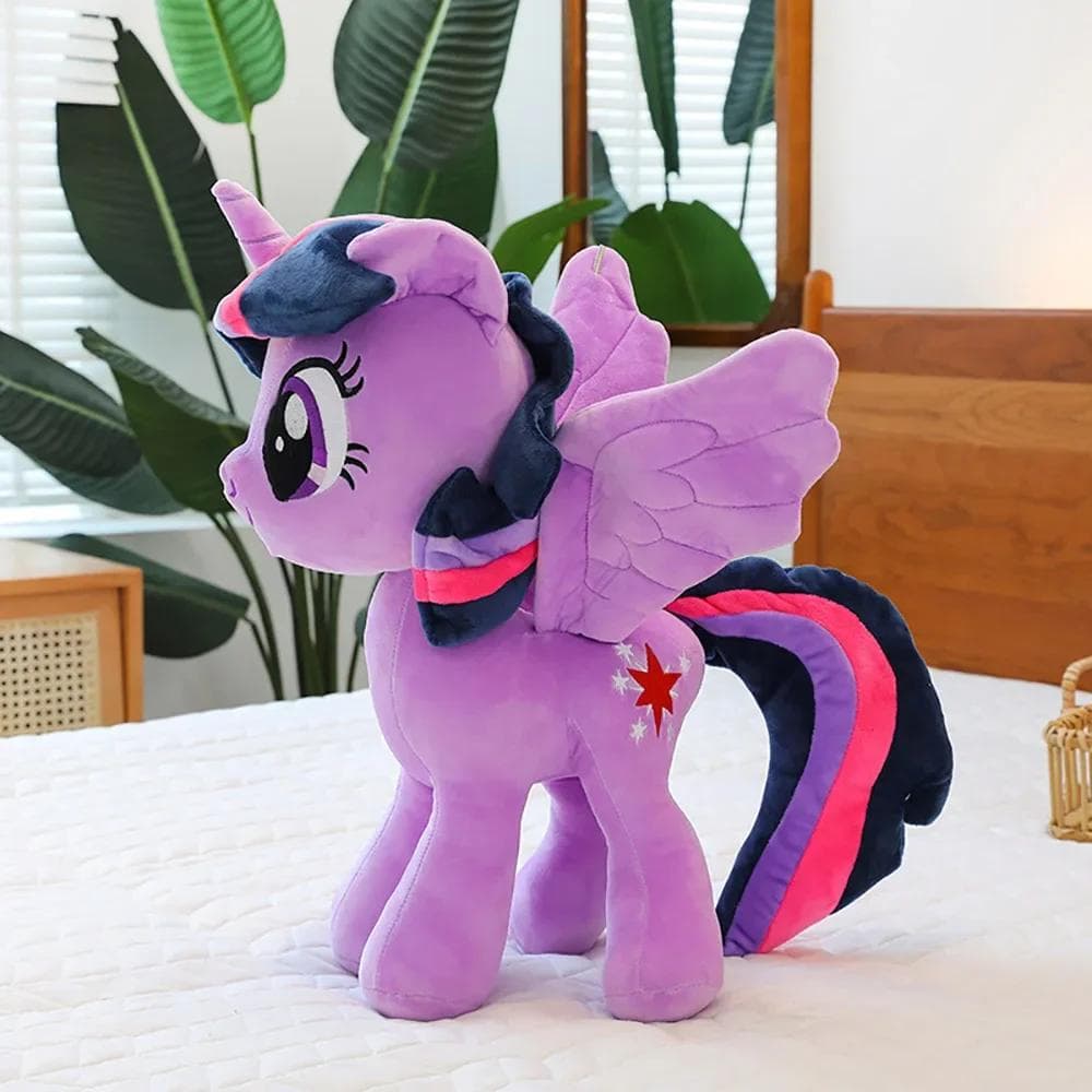 30Cm Kawaii My Little Pony Brinquedos de Pelúcia Pinkie Pie Fluttershy Twilight Sparkle Bonecas de Pelúcia Macias Enfeites Pelúcia Presentes para