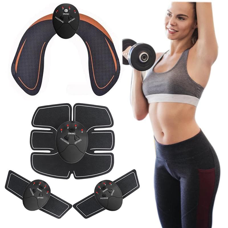 Massageador Muscular Inteligente Sem Fio Treinador Massageador Fitness Treino Abdominal Almofada Elétrica para Emagrecimento Corporal