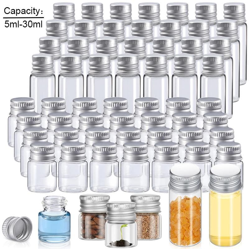 5ml 6ml 7ml 15ml 25ml garrafas de vidro vazias frascos de garrafa vazios com tampa de rosca
