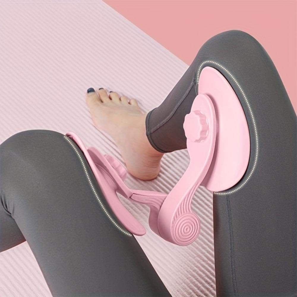 Treinador multifuncional para músculos do assoalho pélvico para condicionamento físico eficaz das pernas e melhor controle da bexiga cor-de-rosa