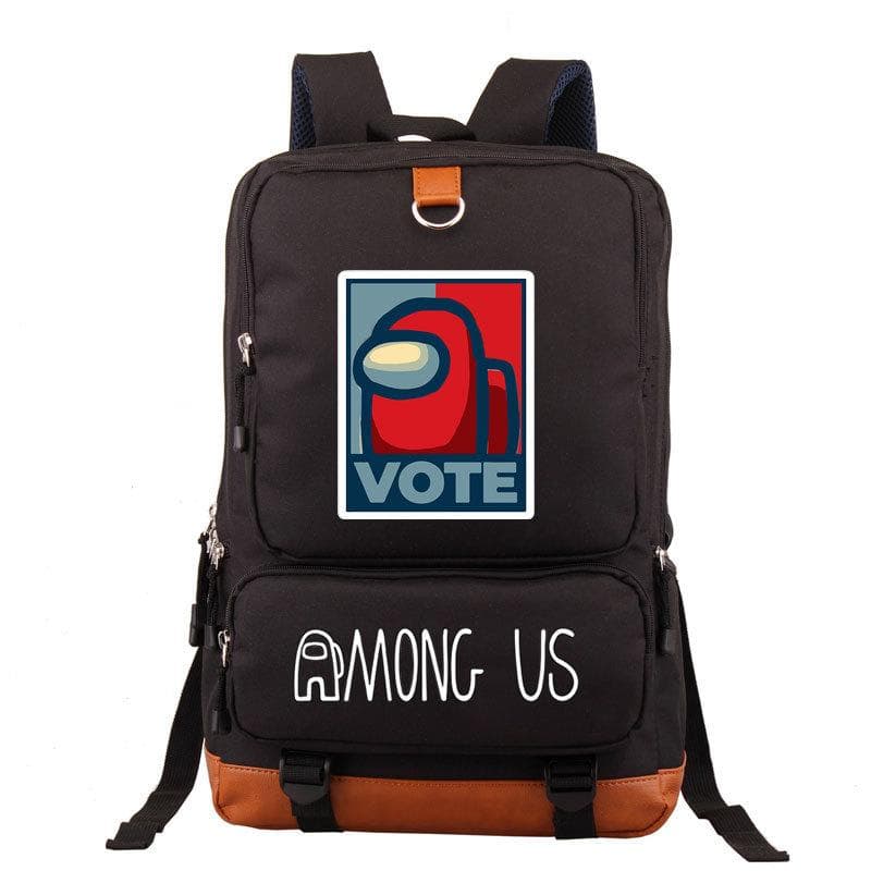 Games, Among Us, Around Men'S And Women'S Backpacks Oxford School Bags Casual