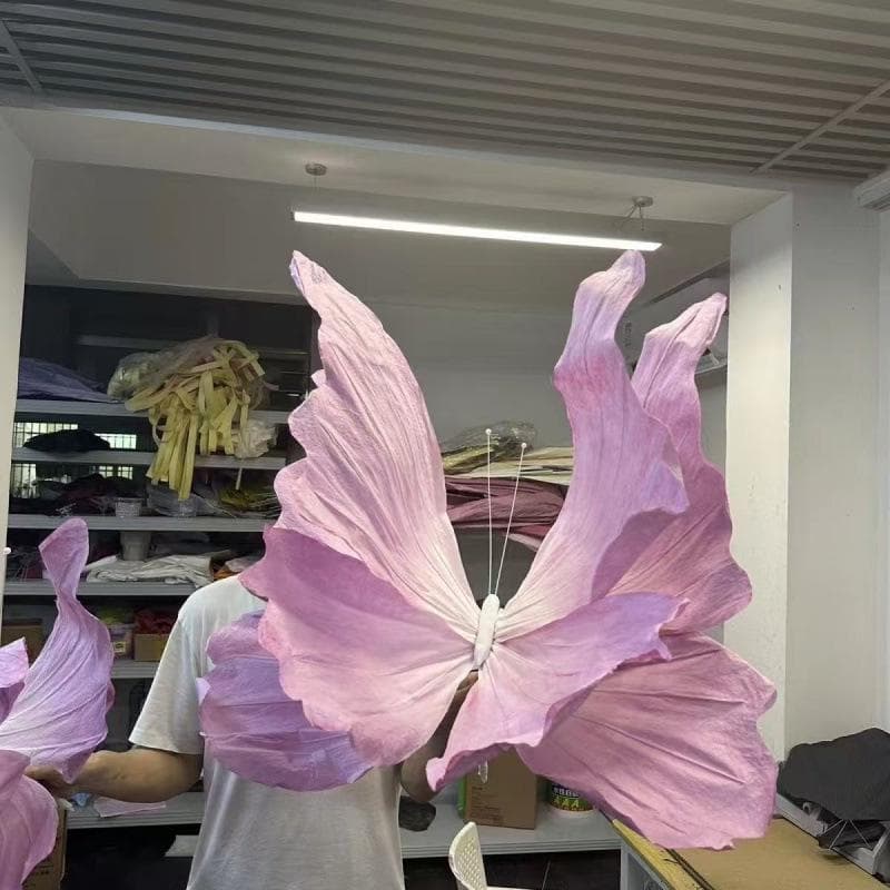 Grande Arte de Borboleta 3D para Decoração de Casamento & Fotografia