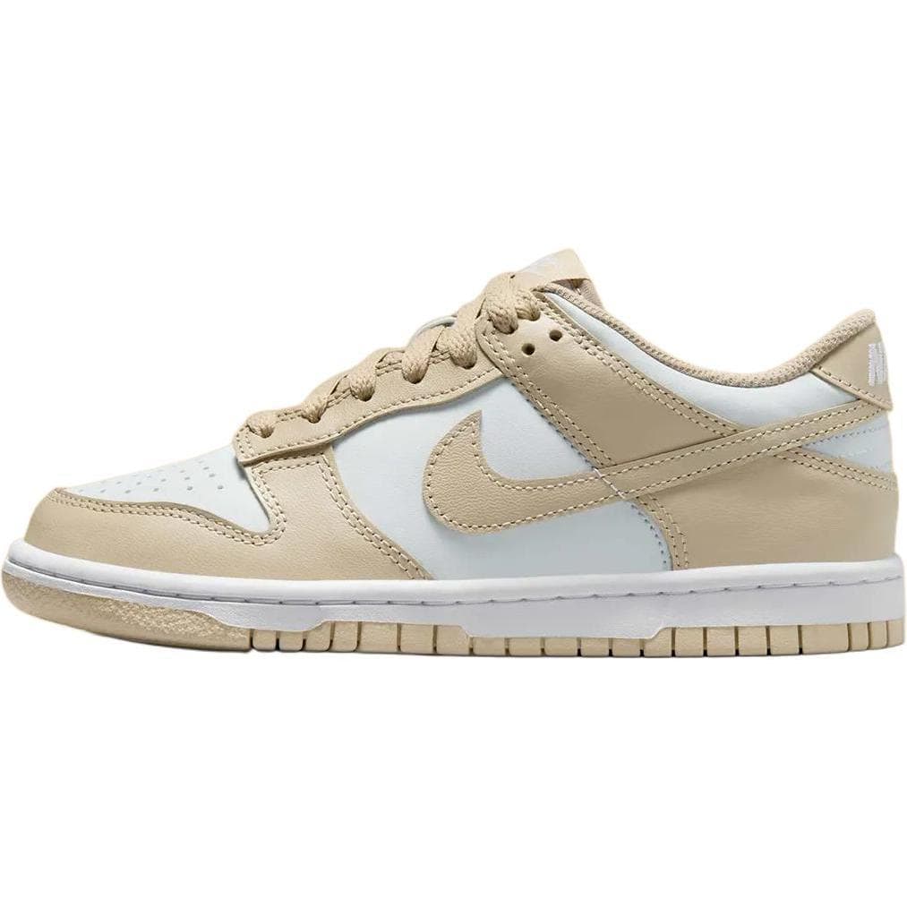 Tênis Nike Dunk Low GS Cáqui Deserto Infantil Bege Platina Pura FB9109-200 cm