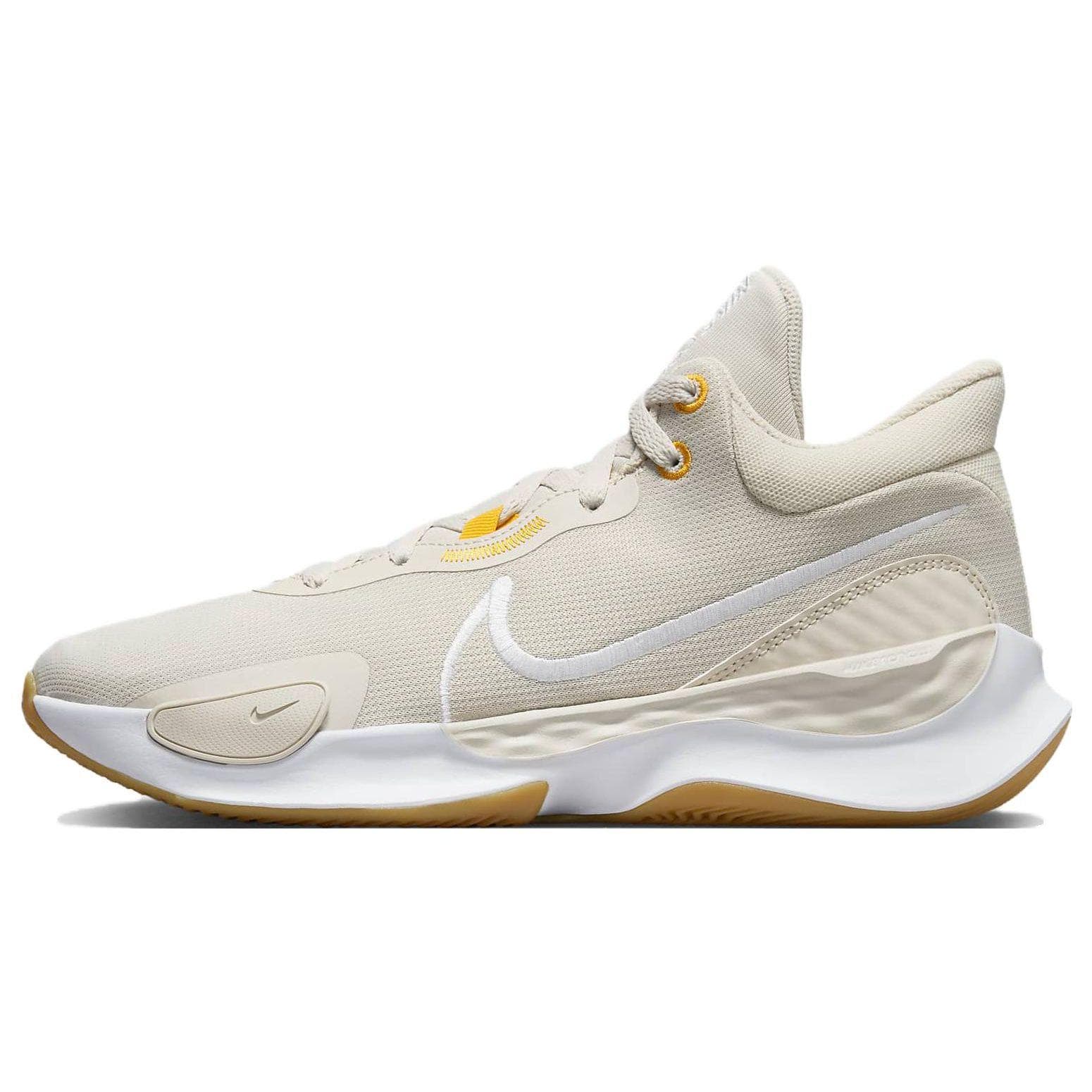 Tênis Unissex Nike Renew Elevate 3 Phantom University Gold Creme Castanho-Claro-Madeira Branco DD9304-009 cm