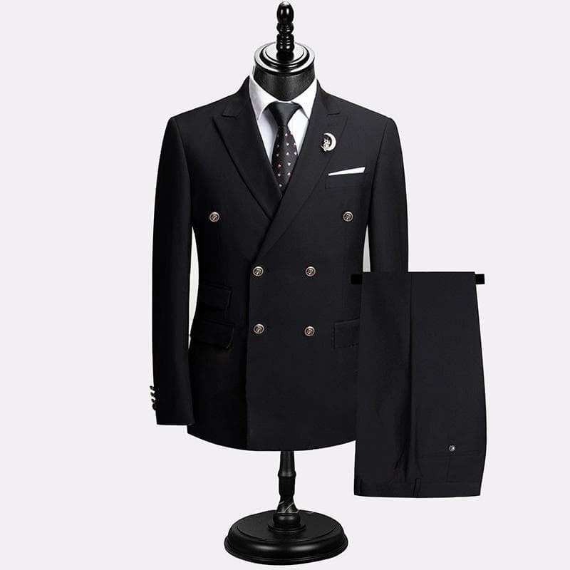 Terno Masculino Slim Fit Formal Negócios Roupa de Trabalho Conjuntos 2 Peças (Jaqueta + Calça) cm