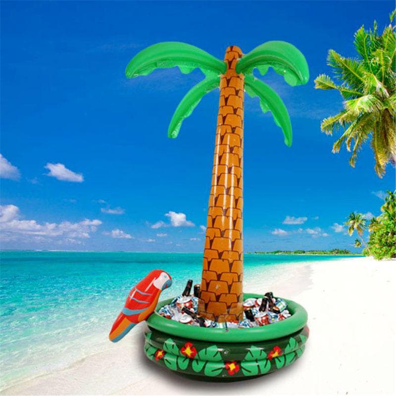 Inflatable Ice Bucket Hawaii 71 180cm Coconut Palm Tree Ice Drinks Buffet
