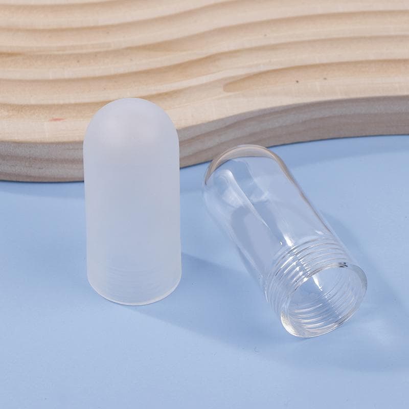 Tampa de vidro transparente tubular G9 com rosca para lâmpada de pescoço, substituição de abajur de vidro resistente, tubo protetor contra geada