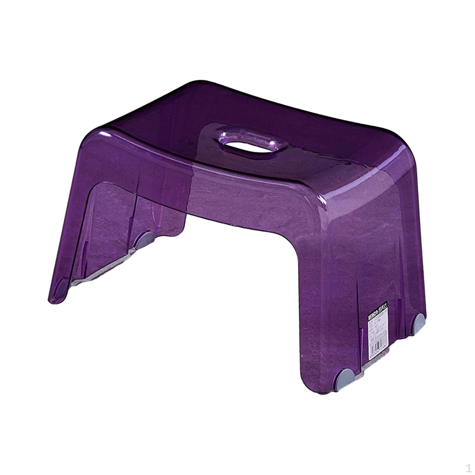 Banqueta de banheiro Potty Step leve, resistente, multiuso, antiderrapante, estável sob a mesa azul