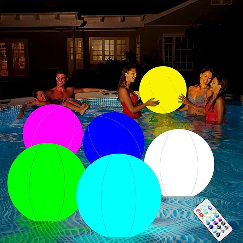 Balão LED Grande Inflável Blow Up Praia Grande Para Festa Na Piscina Balões De Água