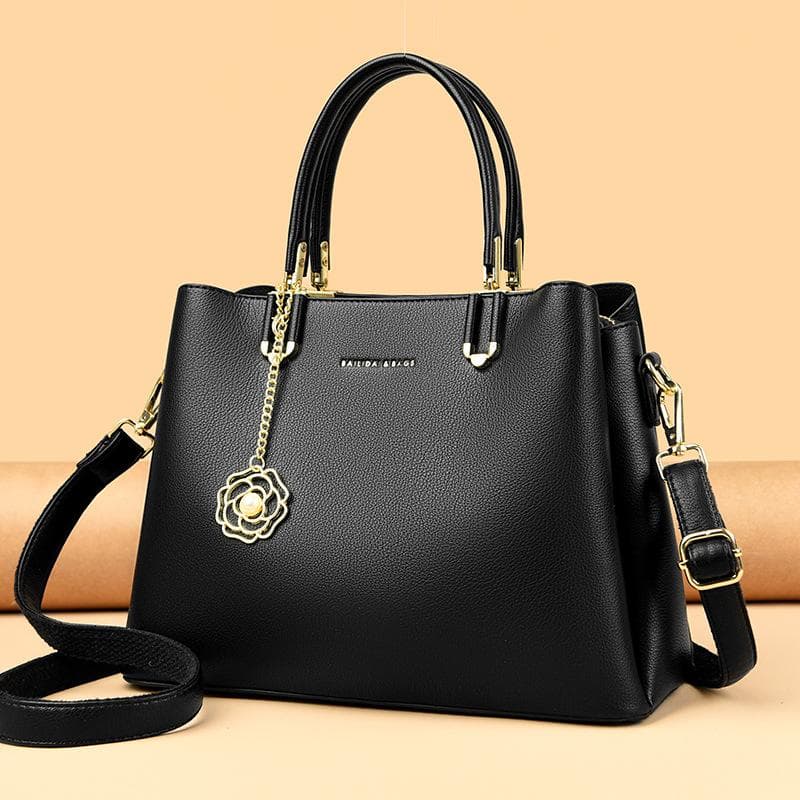 Bolsa de Ombro Único Feminina de Grande Capacidade Bolsa Tote Tendência Bolsa Transversal Casual cinzento
