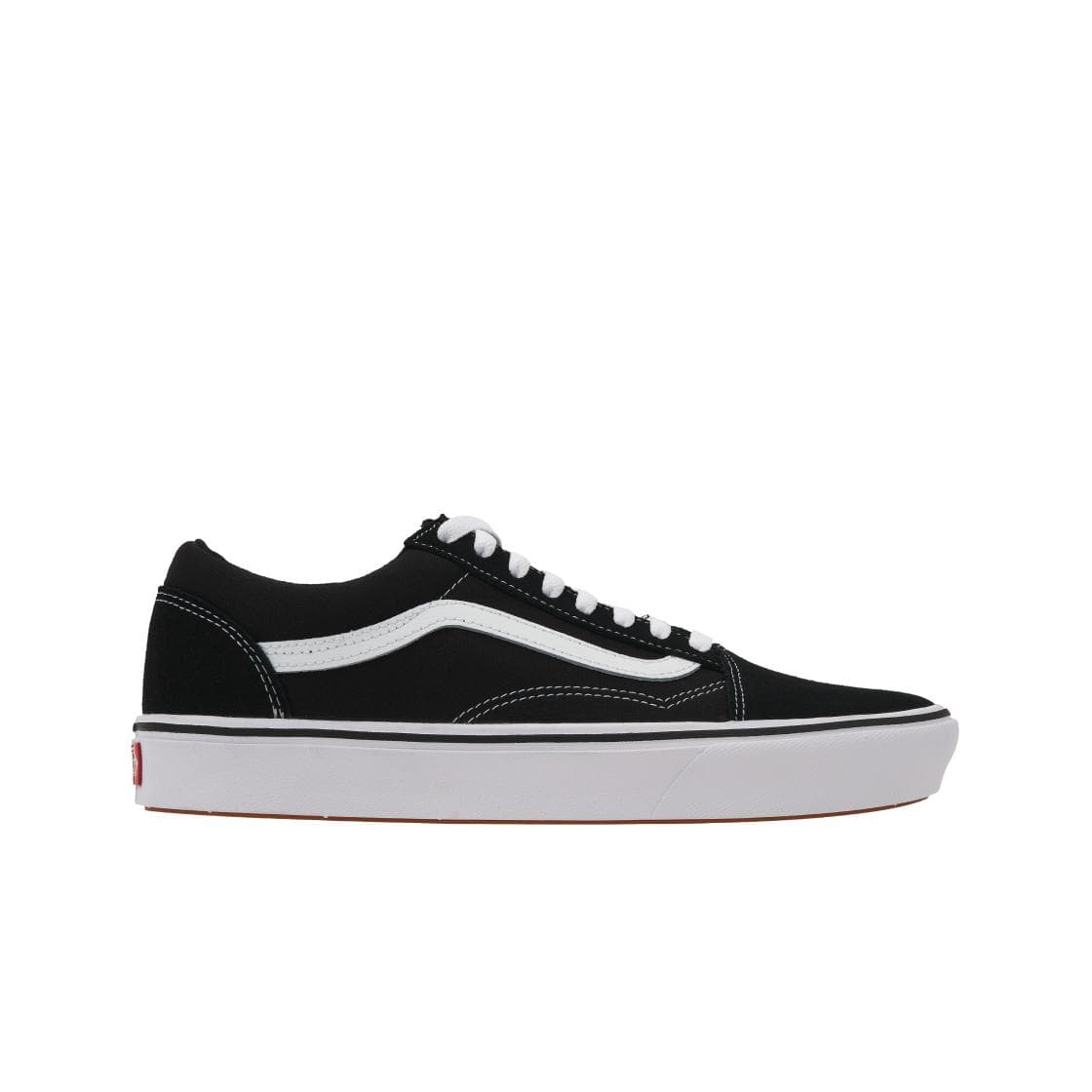 Vans Old Skool Comfy Cush Preto Branco Tênis Unissex VN0A3WMAVNE cm
