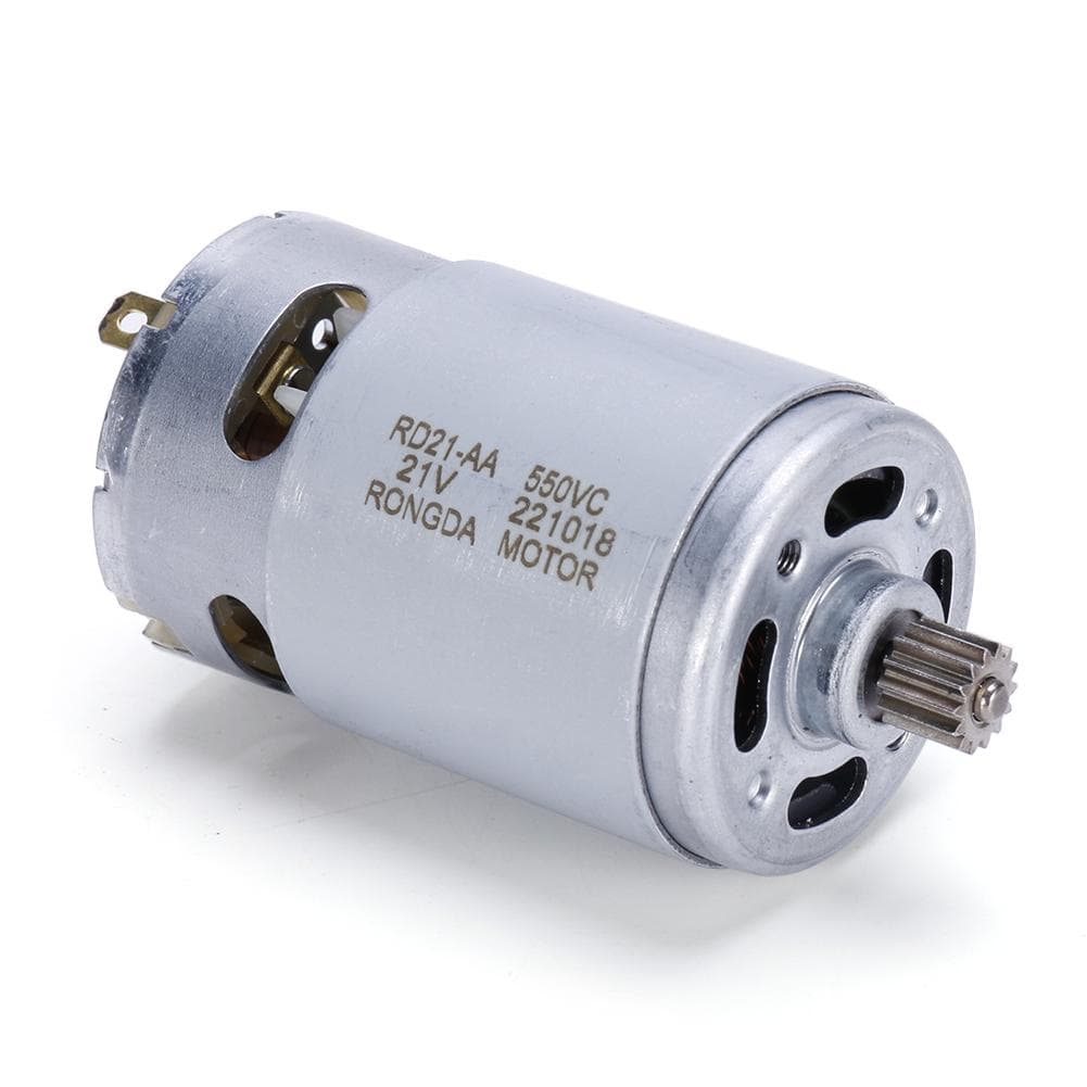 Mini Motor CC 21V 14 Dentes 28000RPM Eixo de 8,2mm Motor Elétrico com Engrenagem para RS550 Mini Serra de Corrente Ferramenta Elétrica Oscilante