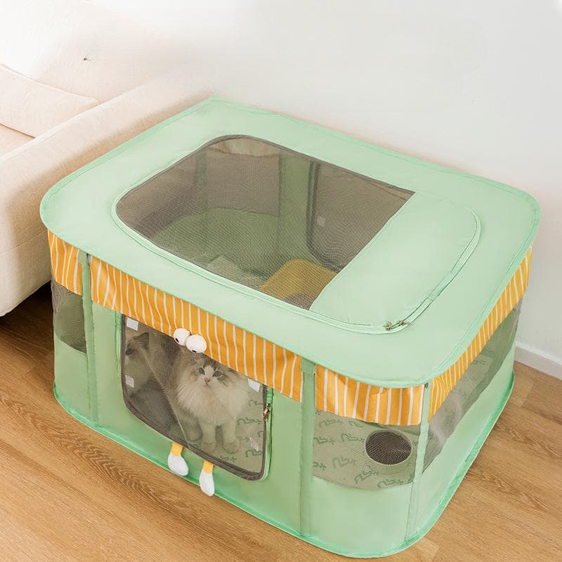 Sala de maternidade para gatos, ninho para gatos, tenda fechada para gravidez e maternidade, caixa de parto, cerca para filhotes, caixa de produção,