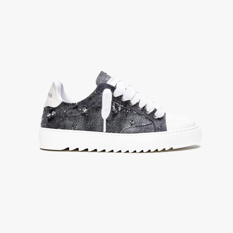 Sapatos com Base Grossa Cor de Couro Combinada Cadarço Sapatos Casuais Tendência Feminina Versátil Sapatos Esportivos cm