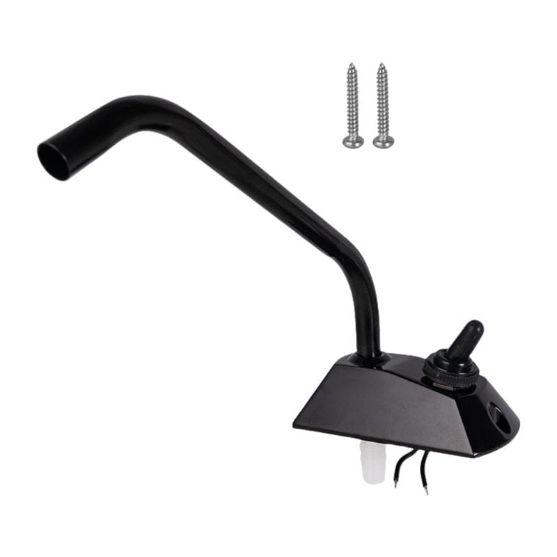 Bomba de diafragma de pressão de água 12V, bomba de água elétrica para carro com torneira giratória de 360° para autocaravanas e campistas.