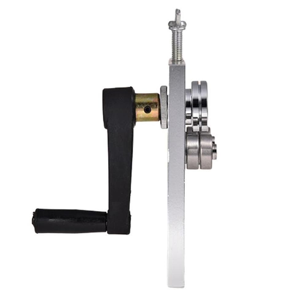 Dobrador de traste de guitarra, liga de zinco com alça de plástico, ferramenta luthier para dobrar e endireitar fio de traste prata