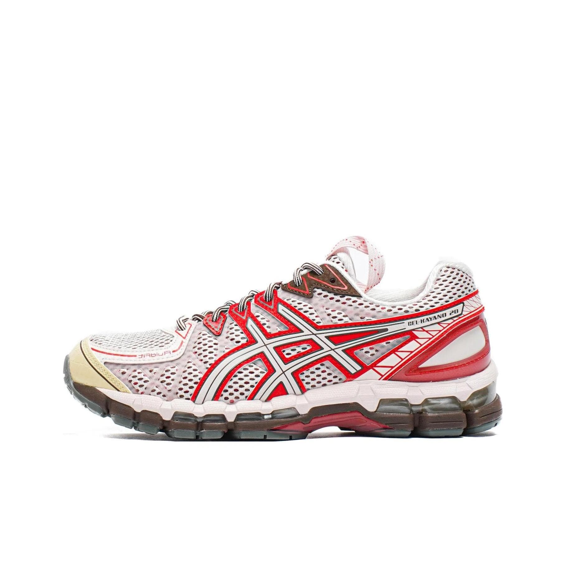 Kiko Kostadinov x ASICS UB9-S Gel Kayano 20 Tênis Unissex Rosa Cristal Vermelho Clássico 1203A456-700 cm
