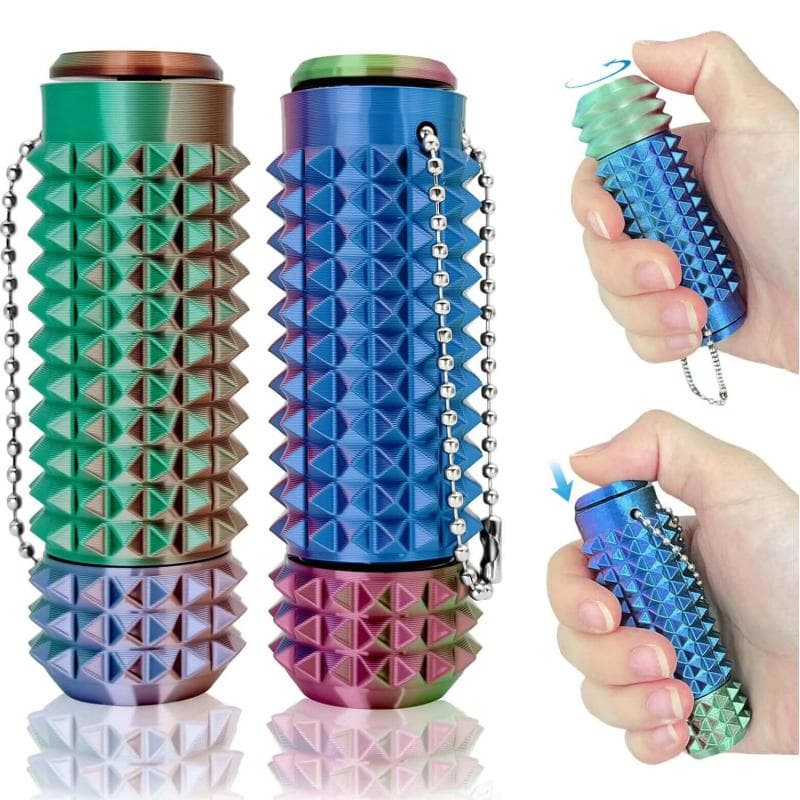 Brinquedo de Agitar Estimulante de Dor Espinhudo Pegajoso Chaveiro Estimulante Brinquedo de Agitar Portátil para Adultos Adolescentes Alívio do
