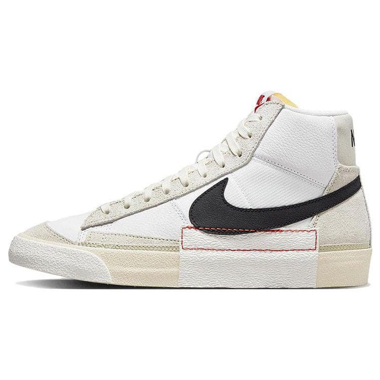 Nike Blazer Mid 77 Pro Club Remastered - Light Bone Black Tênis Masculinos Branco Summit-White DQ7673-100 cm
