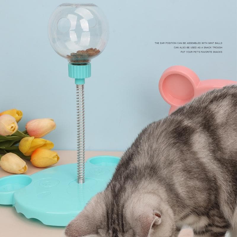 Engraçado Criativo Animal de Estimação Gato Quebra-Cabeça Comida Vazando Bola Brinquedo Gato Cachorro Interativo Guloseima Vazando Brinquedo