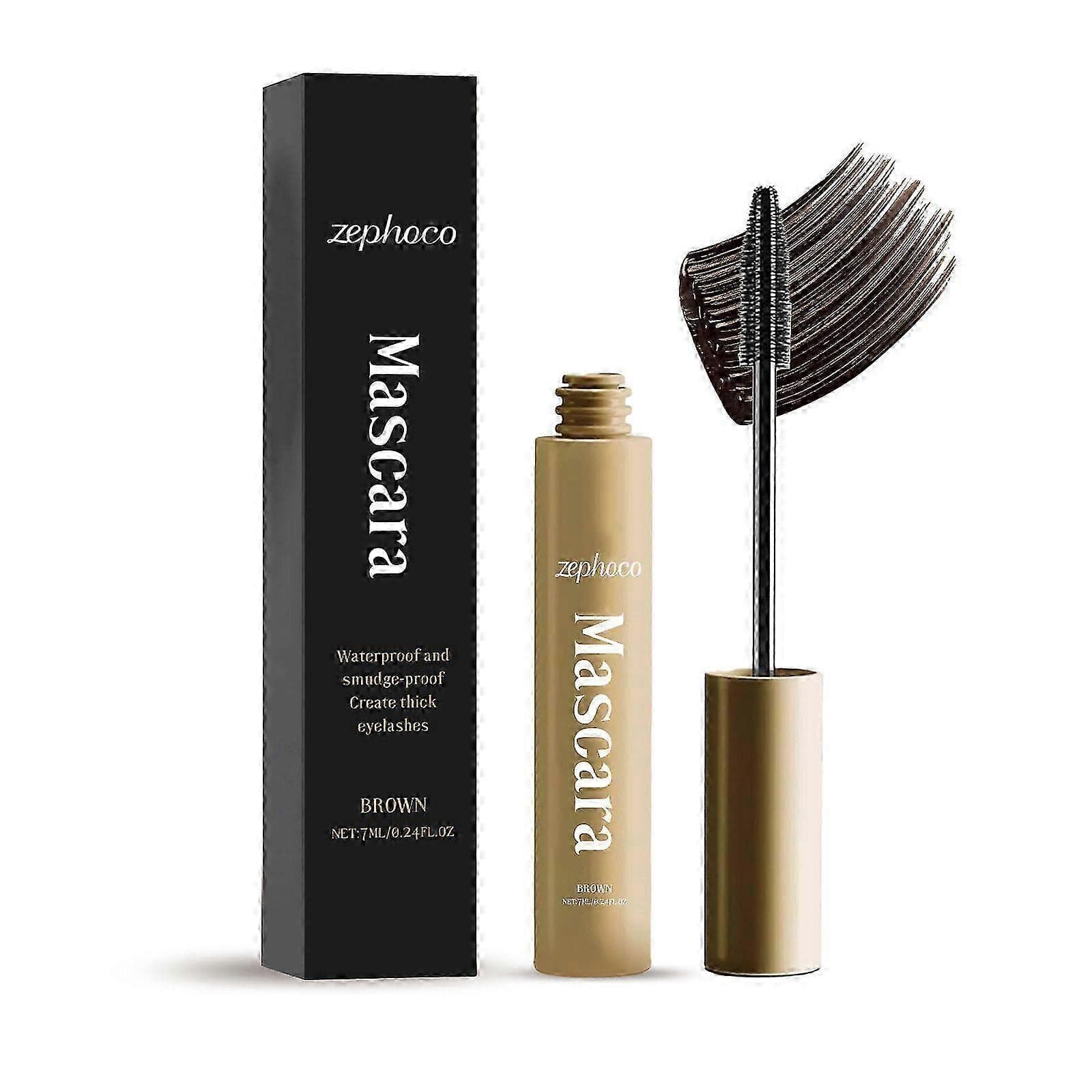 Waterproof & Sweatproof Mascara for Mature Eyes - Lengthening, Thickening, Non-s