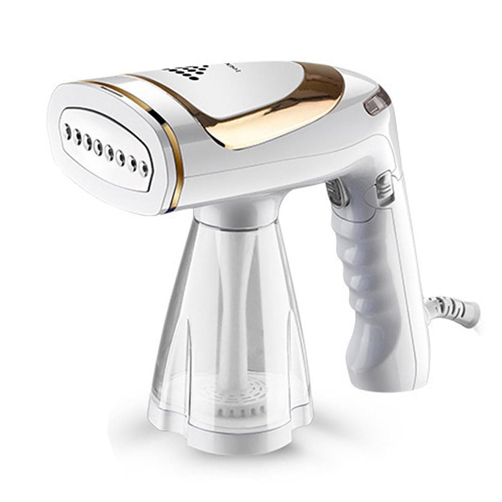 Vaporizador de roupas portátil dobrável doméstico mini ferro a vapor 1600W máquina de passar temperatura ajustável branco