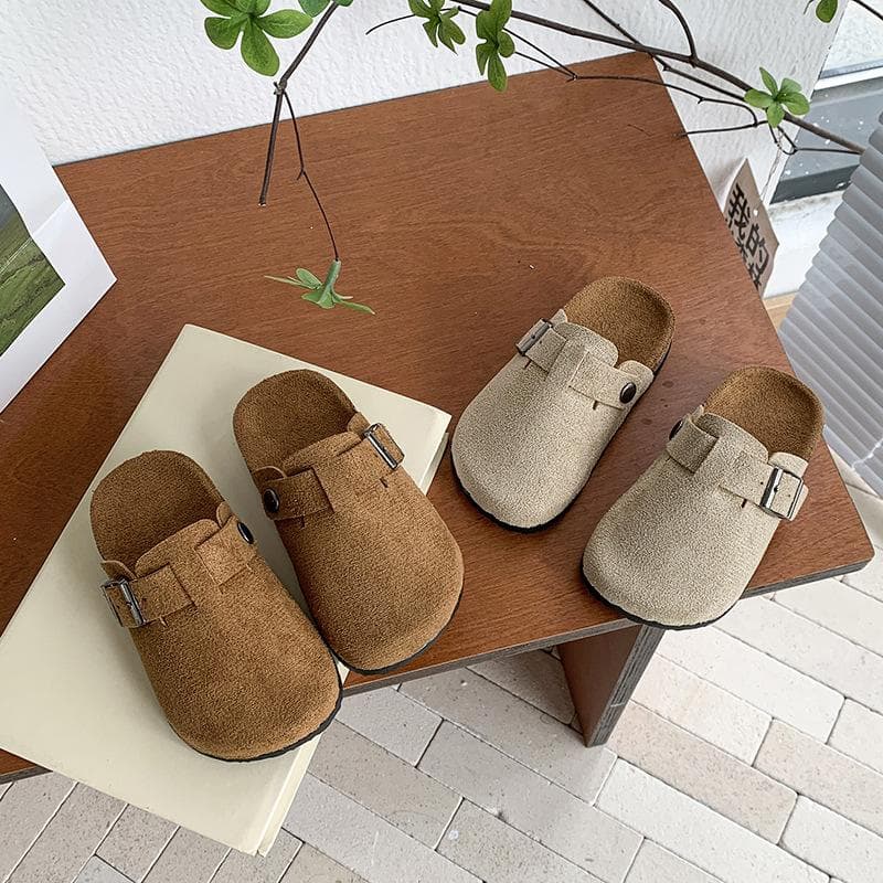 Sapatos Esportivos - Tênis Casuais Antiderrapantes para Meninas e Meninos cm caqui