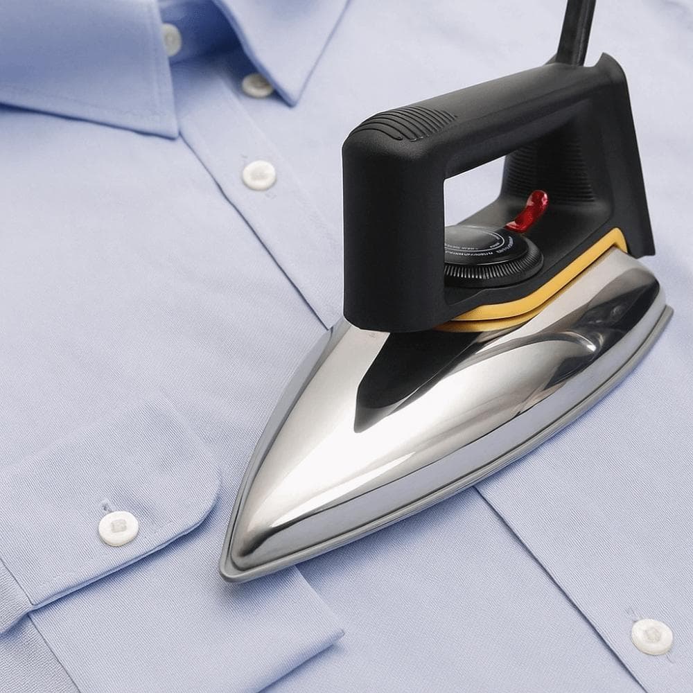 5 Adjustable Gear Retro Electric Dry Iron No Steam Ironing Machine  Sewing Shop preto