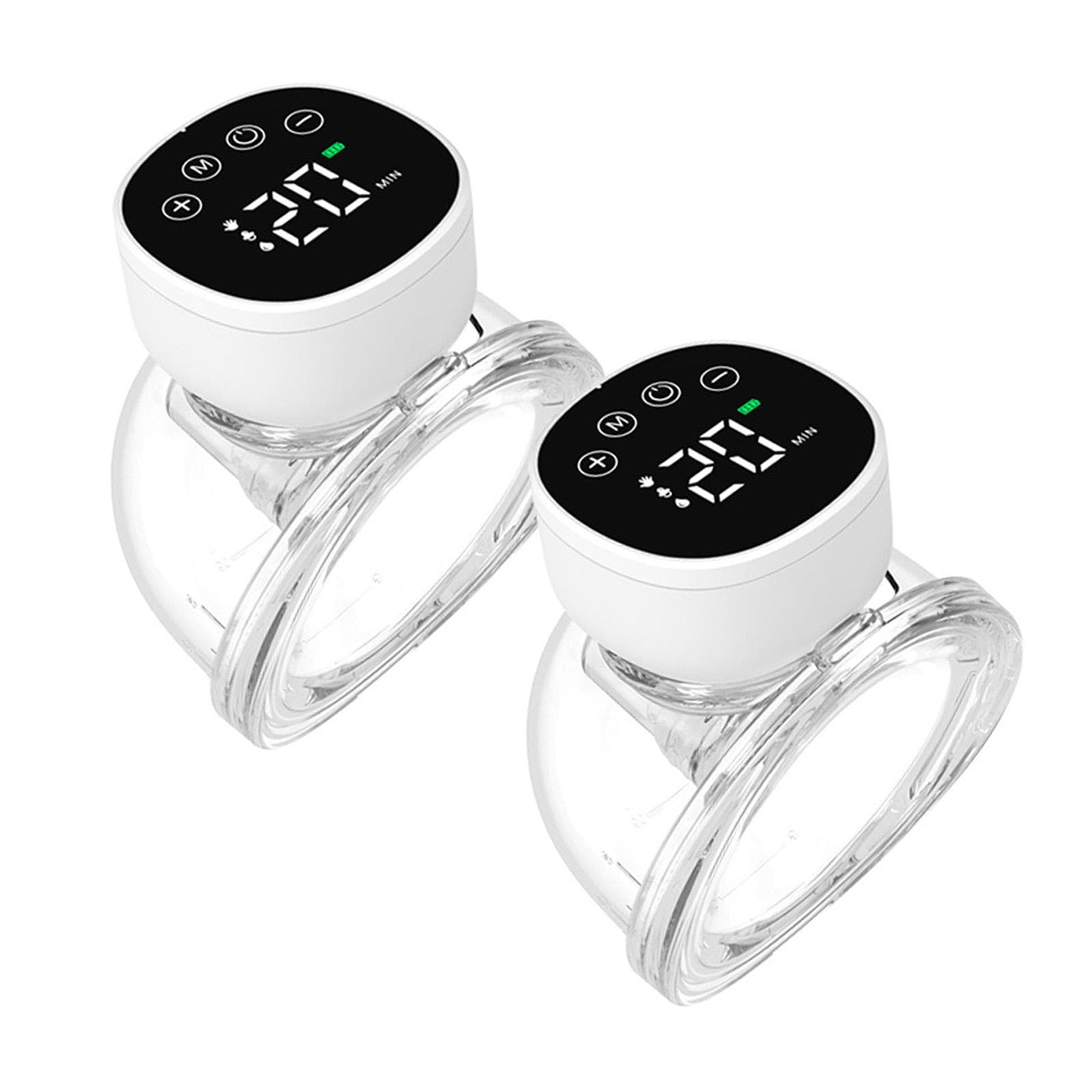 Bomba tira leite elétrica portátil, mãos livres, bomba tira leite invisível silenciosa, 3 modos, 9 níveis de sucção, capacidade de 180 ml cm