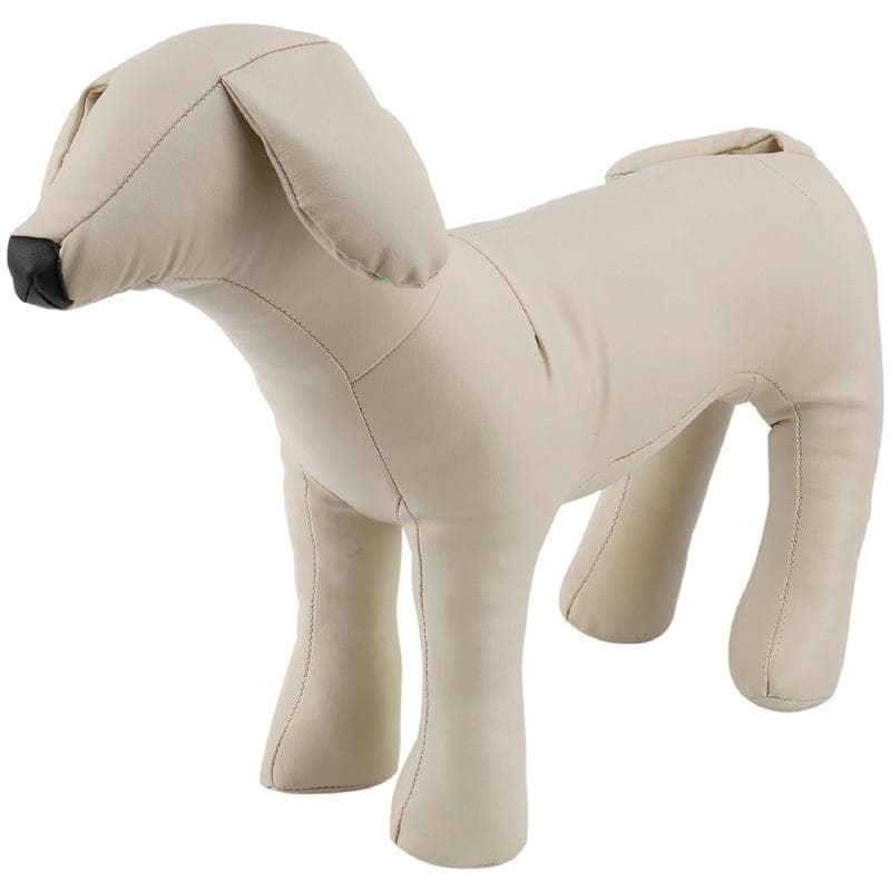 ABWR-Manequins de Cão de Couro Posição em Pé Modelos de Cão Manequim para Exposição de Loja de Animais de Estimação