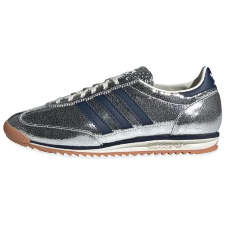 Tênis Adidas Feminino SL72 Og 'Silver Metallic Collegiate Navy' JH8654 cm