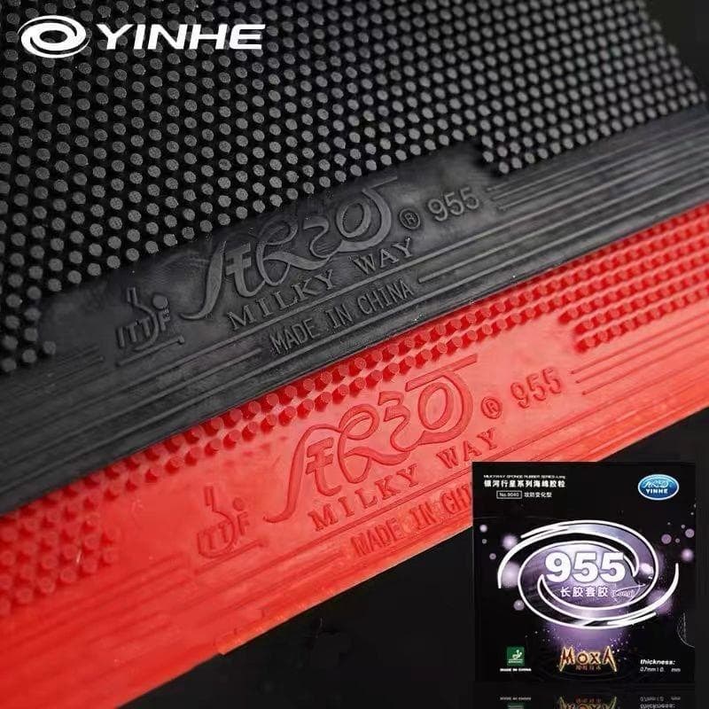 YINHE 955 Pimples Long Rubber Controle Defensivo Original Galaxy Pips Long Tênis de Mesa Borracha Ping Pong Esponja de Borracha