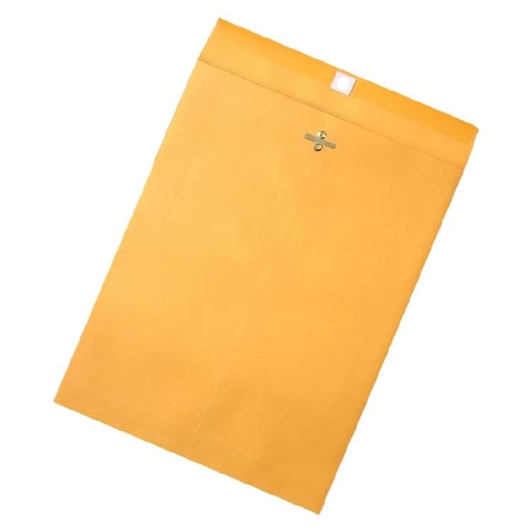30 Unidades Envelopes Kraft Resistentes Com Clipe Metálico Envelope Para Documentos Financeiros Arquivo Foto e Envio cm
