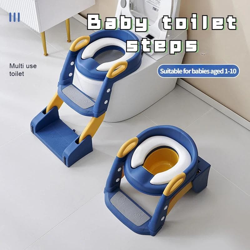 Novo vaso sanitário dobrável para crianças, banco multifuncional multifuncional para treinamento de vaso sanitário para meninos e meninas