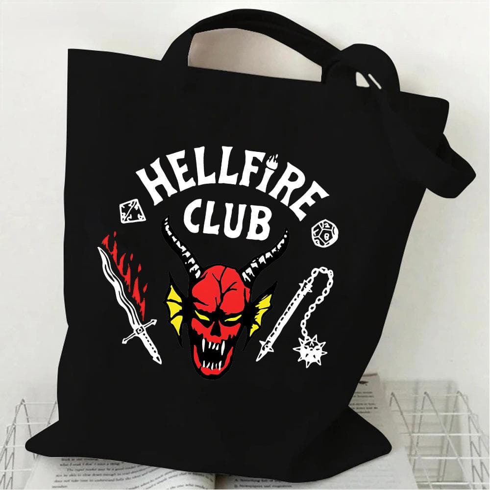 Bolsa de lona para estudante de moda Stranger Things