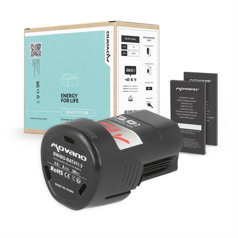Bateria 10,8V / 12V 3,0Ah para Bosch GSR GSB GOP GSA