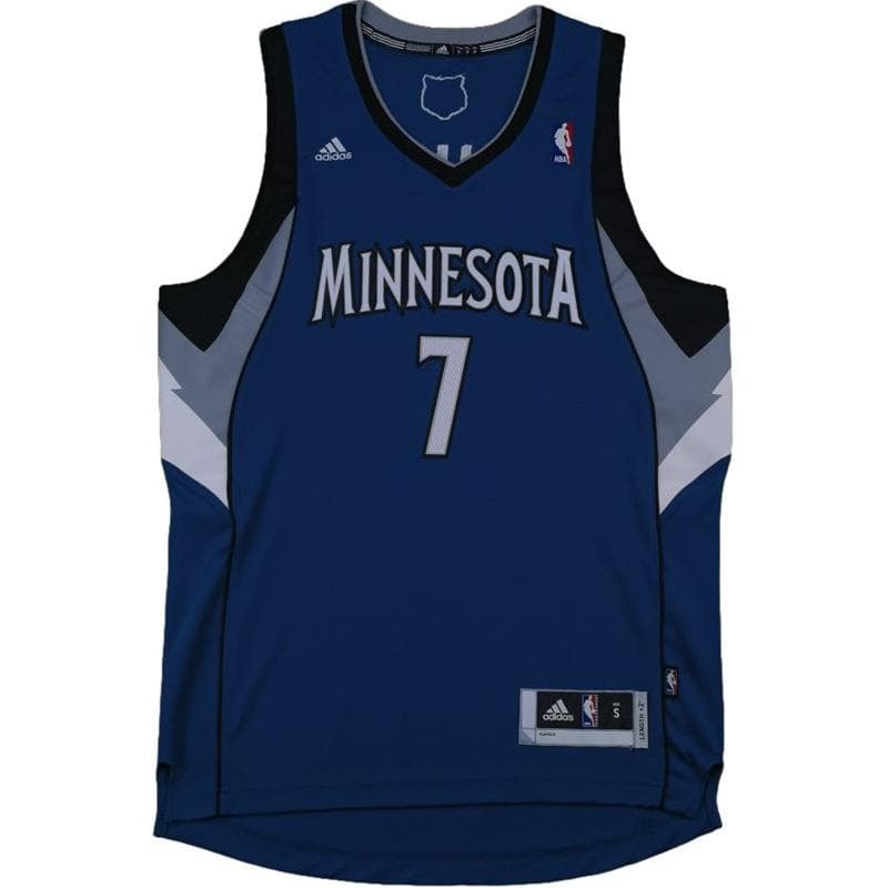 Camisa de Basquete Adidas X NBA Minnesota Timberwolves Swingman Edição Fan Sem Mangas Masculina Azul 7912A-316-K91517 cm