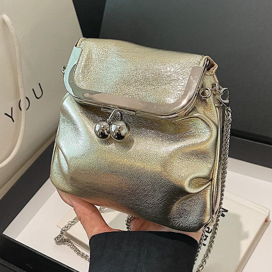 Women's Bag Fashion Shoulder Bag New Casual Messenger Bag ouro