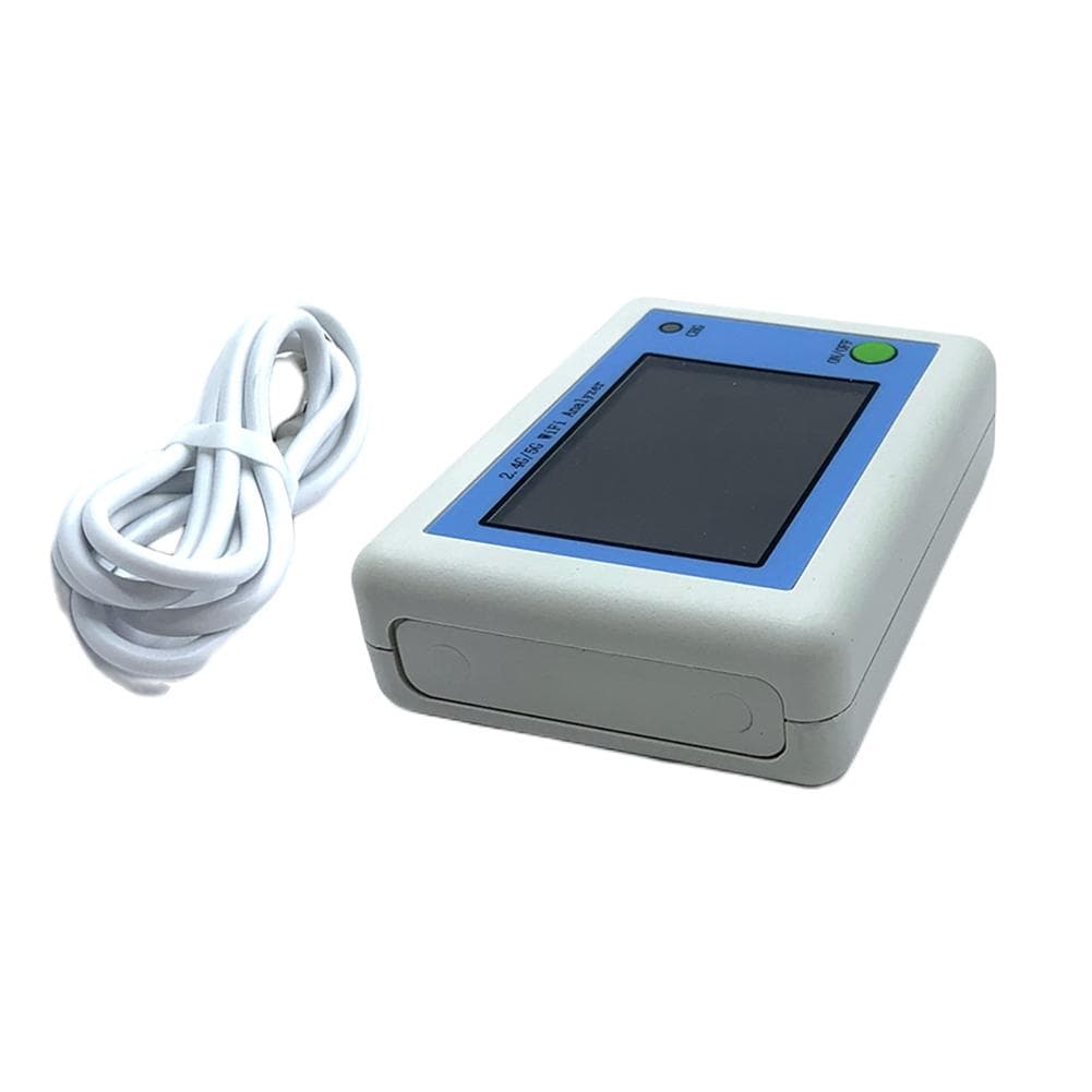Scanner de Sinal WIFI Banda Dupla 2.4G/5G Tela de Exibição TFT de 2,4 polegadas Analisador de Uso de Sinal Assistente de Gerenciamento de Roteador