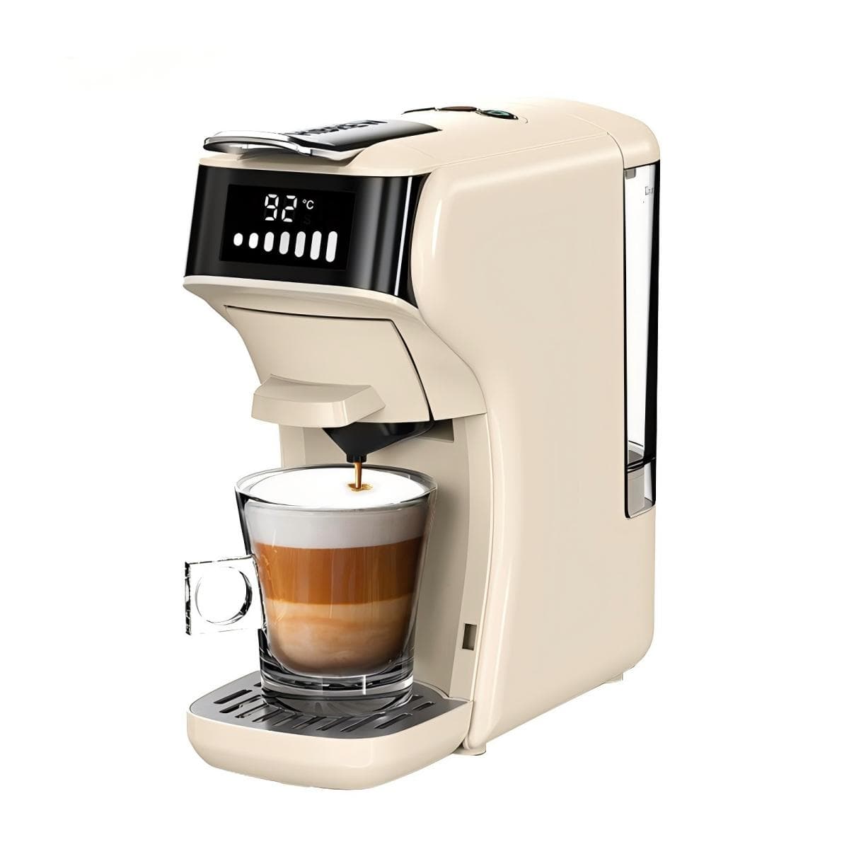 Máquina de Café HiBREW H1B 6-em-1 para Cápsulas, Depósito de Água de 600ml, Extração com Pressão de 20 Bar, Modo Frio/Quente, Indicador LED