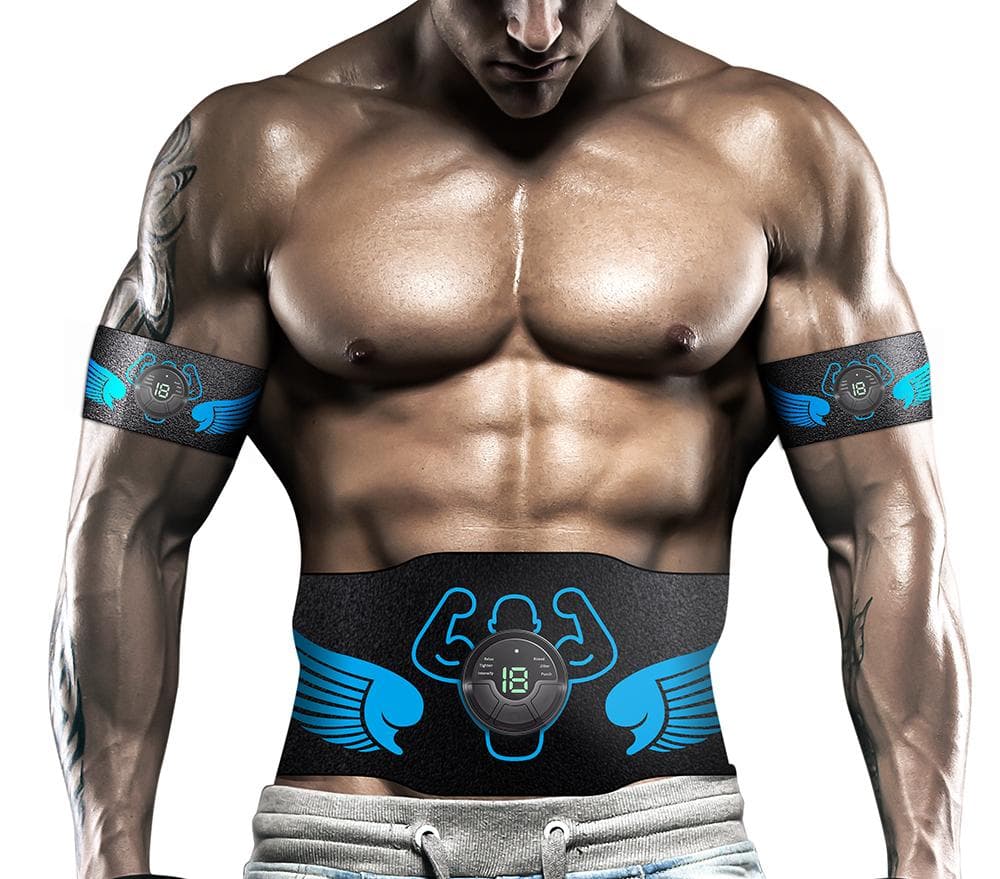 Cinto de tonificação abdominal EMS Vibração abdominal Produto de emagrecimento corporal Estimulador muscular elétrico Cinto de fitness para perda