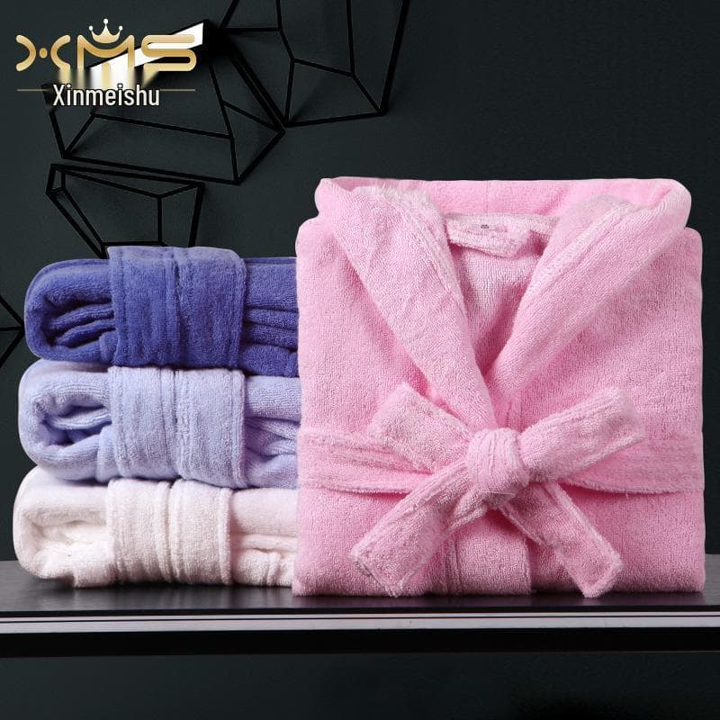 Robe de Banho Infantil com Capuz em Algodão Puro – Material de Toalha Grosso para Outono e Inverno 120-130cm vermelho melancia