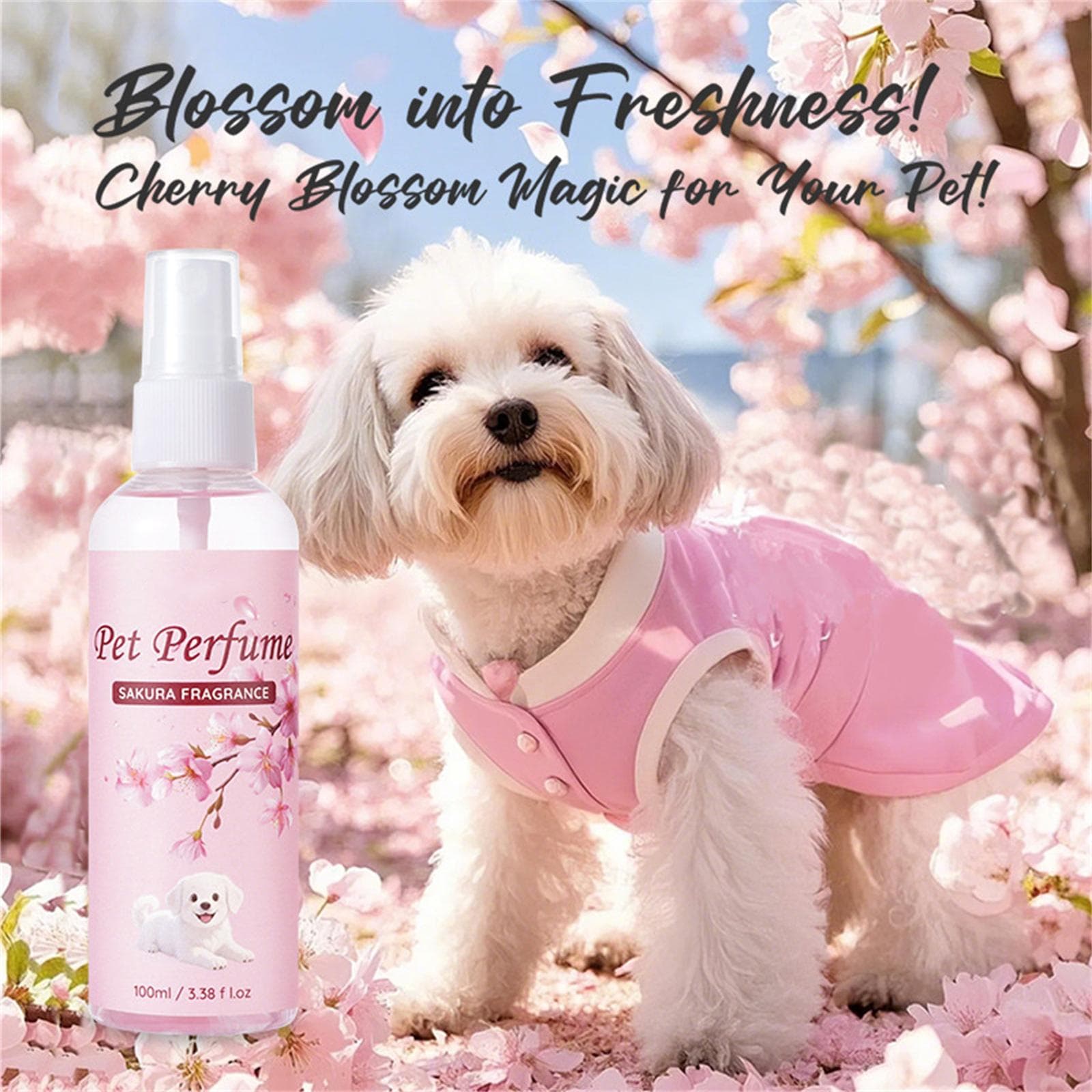 Perfume para Animais de Estimação 100ml, Perfume Específico para Cães, Animal de Estimação, desodorante, Spray, Eliminador de Odores