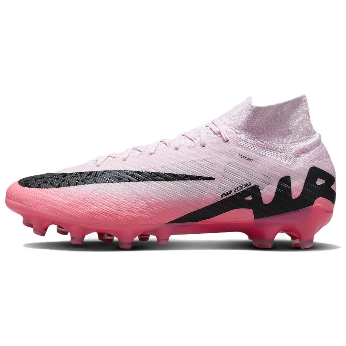 Tênis Masculino Nike Zoom Mercurial Superfly 9 Elite AG Pro Espuma Rosa Preto DJ5165-601 cm