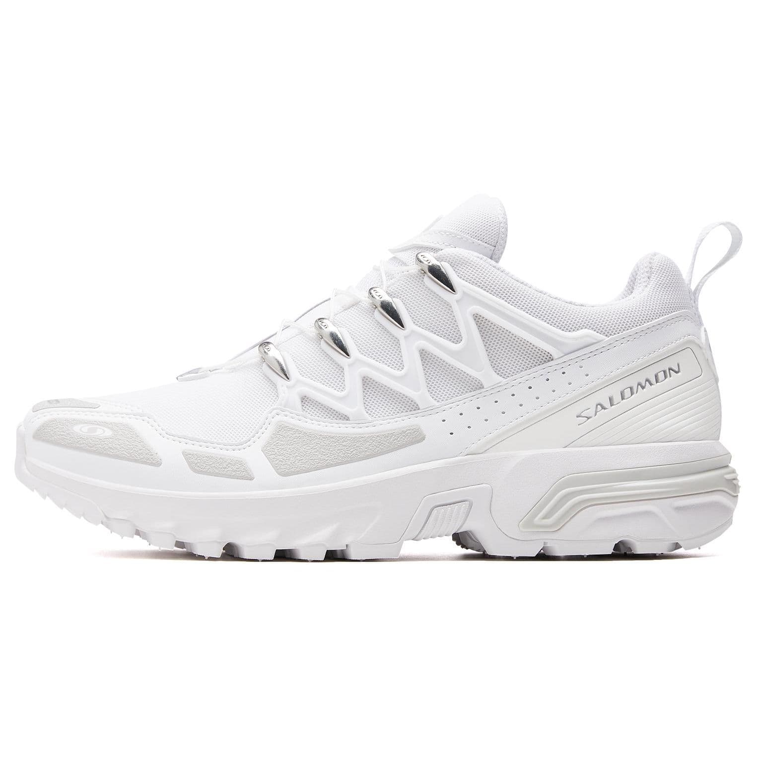 Salomon Acs + Tecido Esportivo Retrô Trilha Baixo Sapatos Estilo de Vida Tênis Unissex Branco 472367 cm